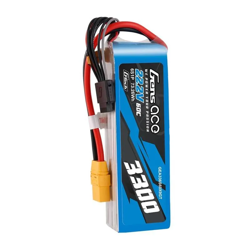 Aku Gens Ace G-Tech 3300mAh 22.2V 60C 6S1P XT90 universaalne