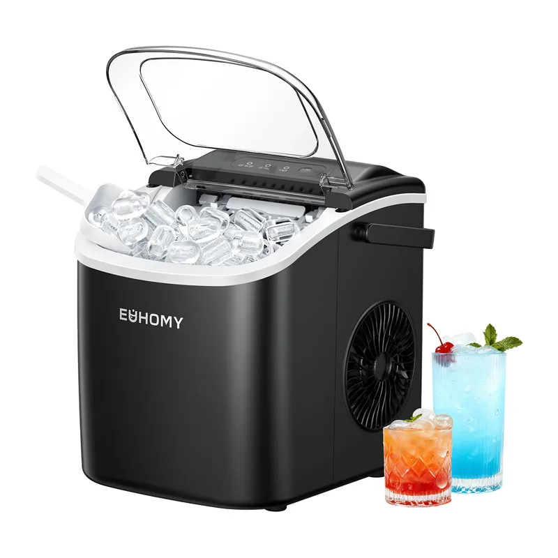 Euhomy IM001 Jääpalakone, 1,2 l, 12 kg (musta) universaali