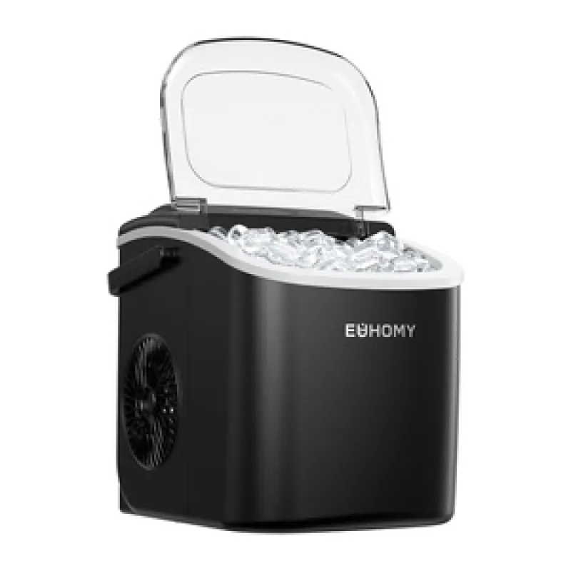 Euhomy IM001 Jääpalakone, 1,2 l, 12 kg (musta) universaali
