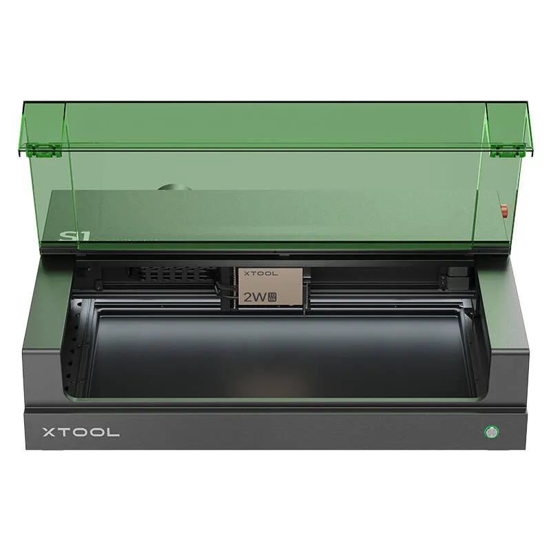 2-in-1 lasergraveerimismasin xTool S1 40W Kõikehõlmav komplekt (Must) universaalne
