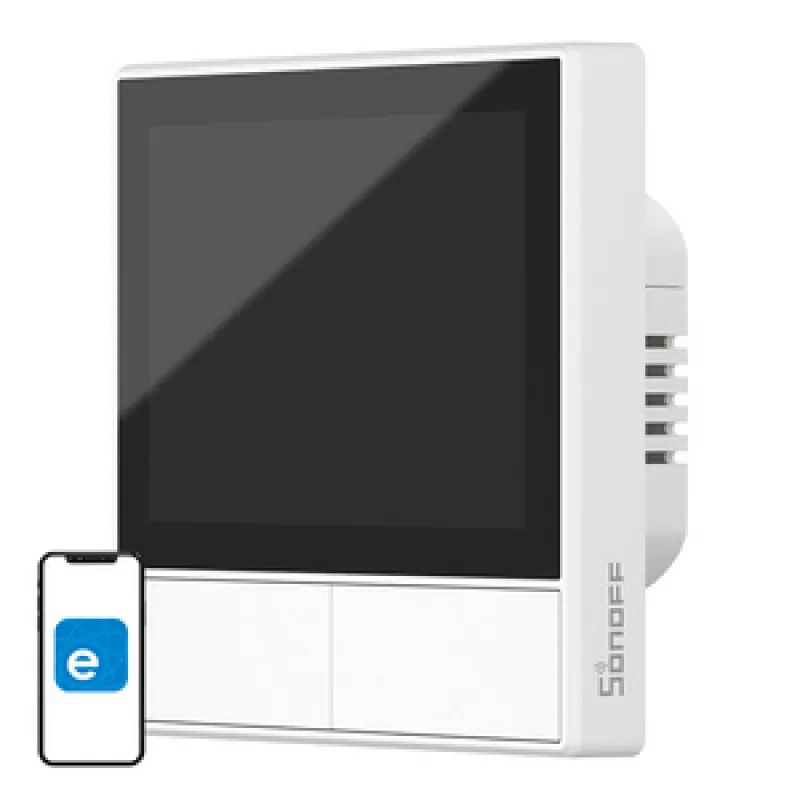 Smart Scene Seinälüliti WiFi Sonoff NSPanel (valge) universaalne