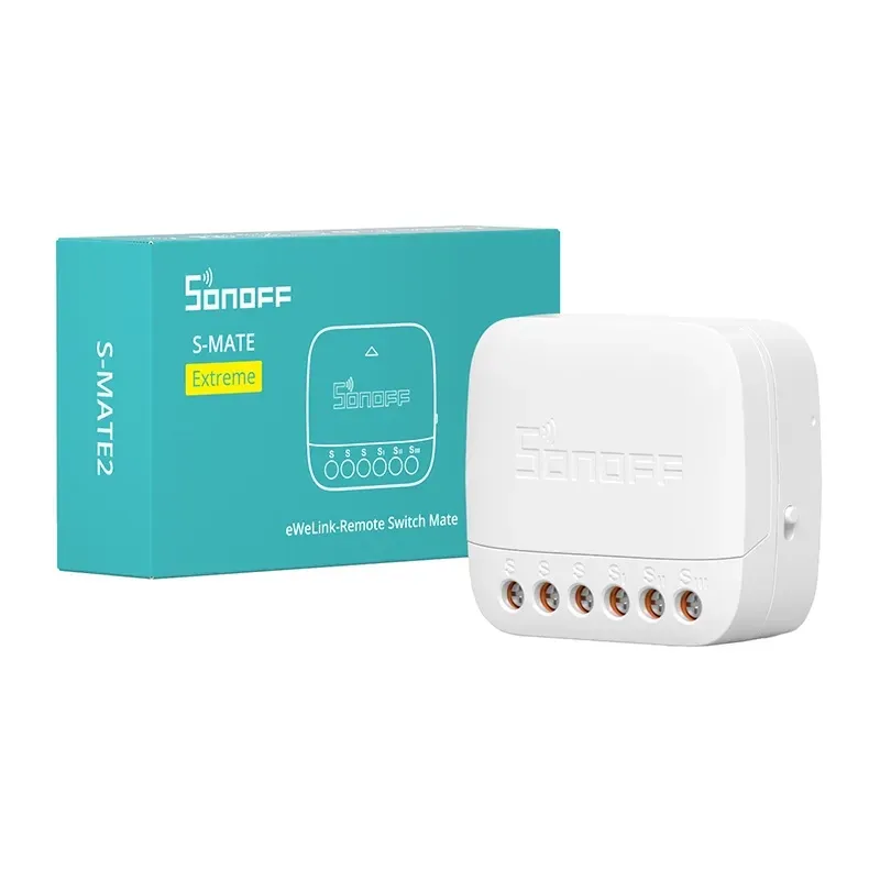 Smart Switch WiFi Sonoff S-MATE2 (ilma neutraalühenduseta) universaalne