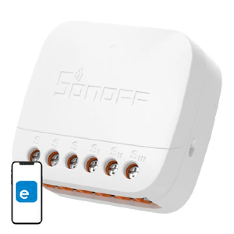 Smart Switch WiFi Sonoff S-MATE2 (ilma neutraalühenduseta) universaalne