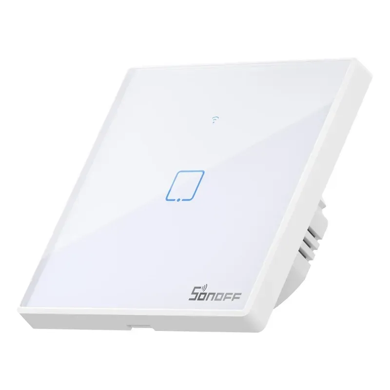 Smart Switch WiFi + RF 433 Sonoff T2 EU TX (1-kanaliline) uuenduslik universaalne