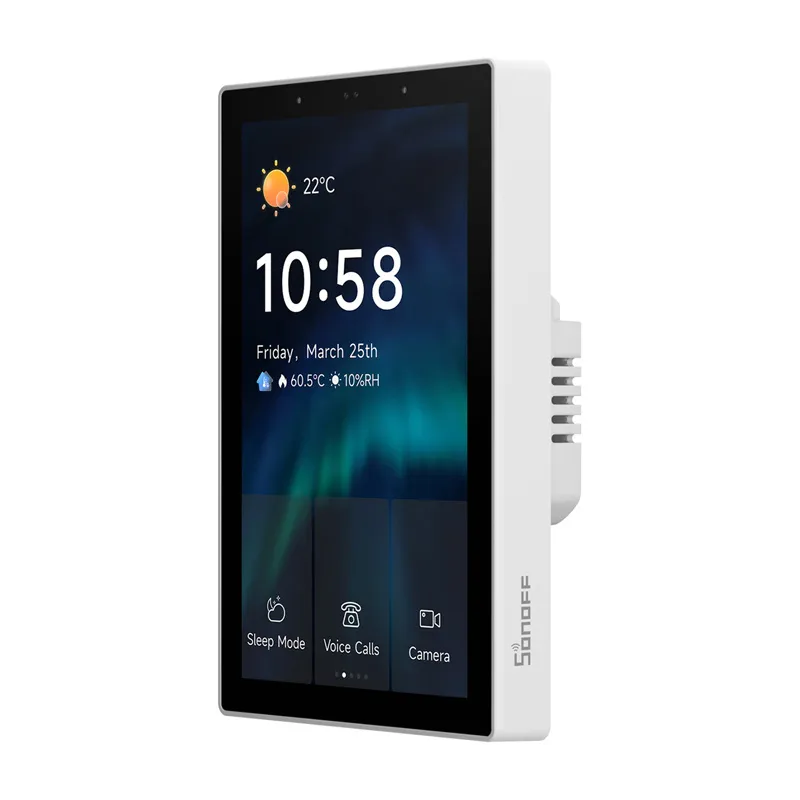 SONOFF NSPanel Pro 120 Nutikas Kontrollpaneel Matter WiFi/Bluetooth/ZigBee (valge) universaal