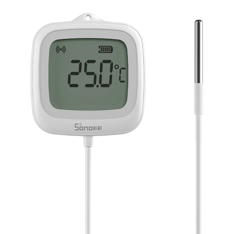 ZigBee LCD Temperatuuriandur Sonoff SNZB-02LD (prooviga) universaalne