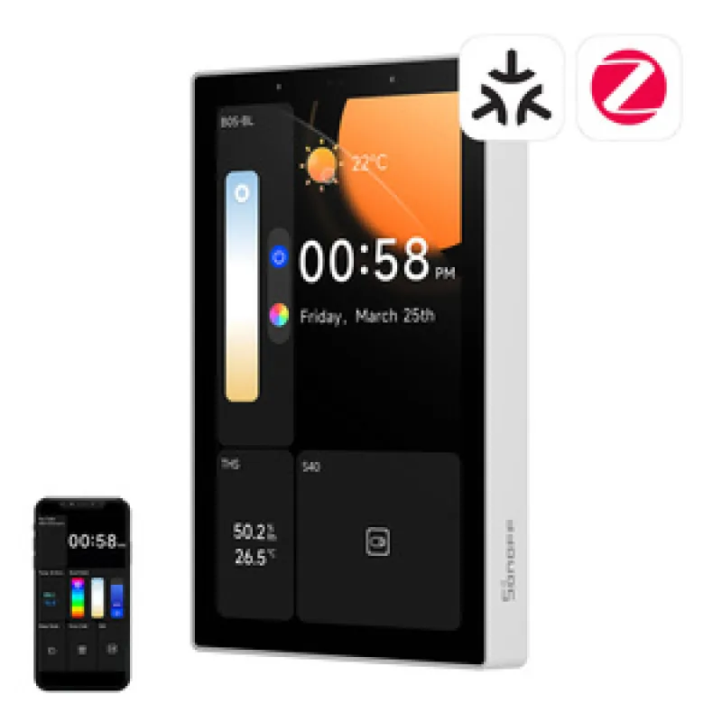 SONOFF NSPanel Pro 120 Nutikas Kontrollpaneel Matter WiFi/Bluetooth/ZigBee (valge) universaal