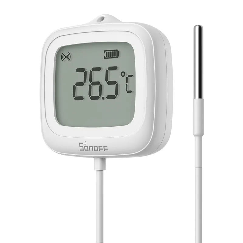 ZigBee LCD Temperatuuriandur Sonoff SNZB-02LD (prooviga) universaalne