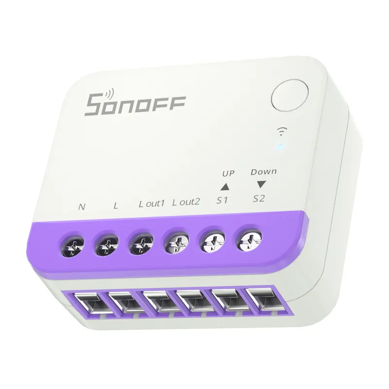 Sonoff MINI-RBS WiFi Nutikas Mini Rullkasti Lüliti (4 tk) universaalne