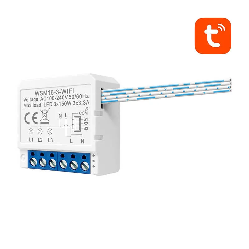Smart Switch Moodul WiFi Avatto WSM16-W3 TUYA universaal