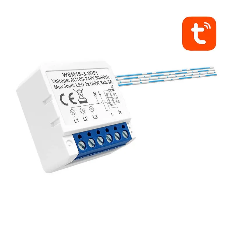 Smart Switch Moodul WiFi Avatto WSM16-W3 TUYA universaal