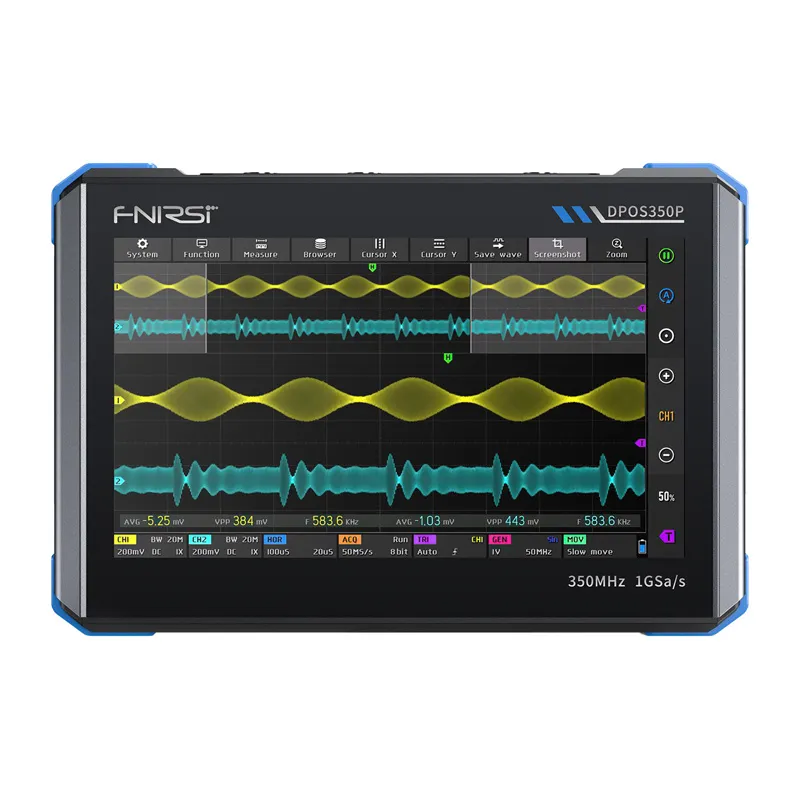FNIRSI DPOS350P 4-in-1 digitaalse osciloskoop universaal