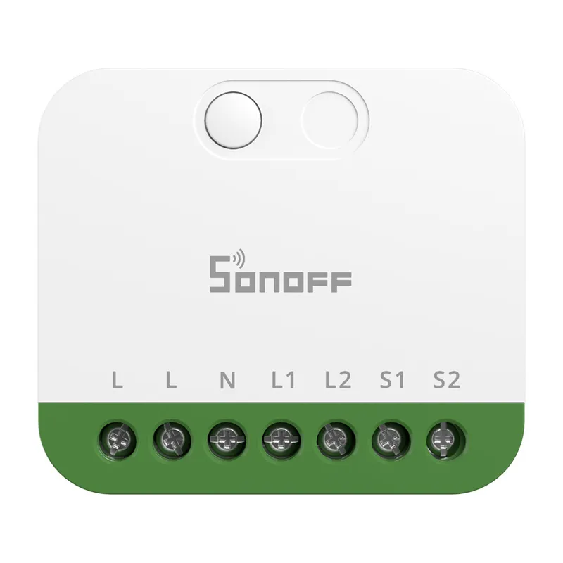 Sonoff MINI-2GS Matter kahekanaliline mini lüliti universaalne