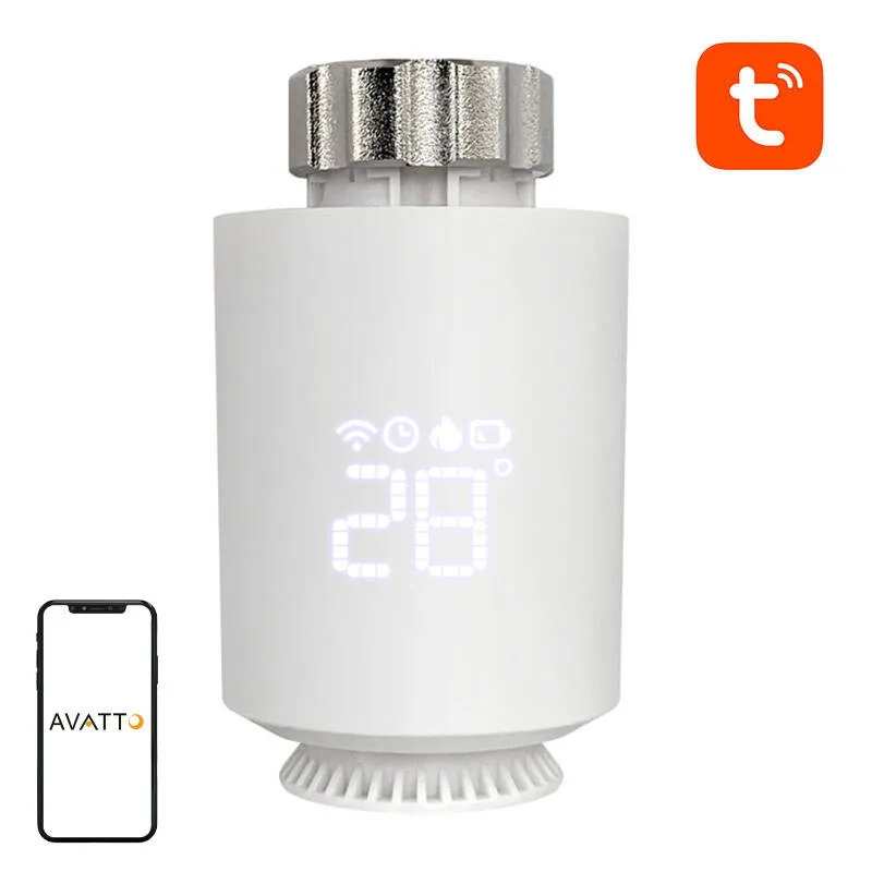 Smart Termostaadi Radiaatoriventiil Avatto TRV06 Zigbee 3.0 TUYA universaal