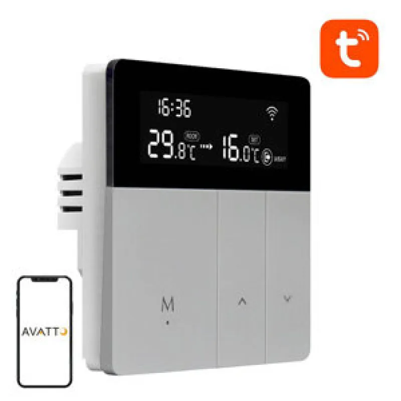 Avatto WT50 Nutikas veesoojendi termostaat, 3A, WiFi, TUYA universaal