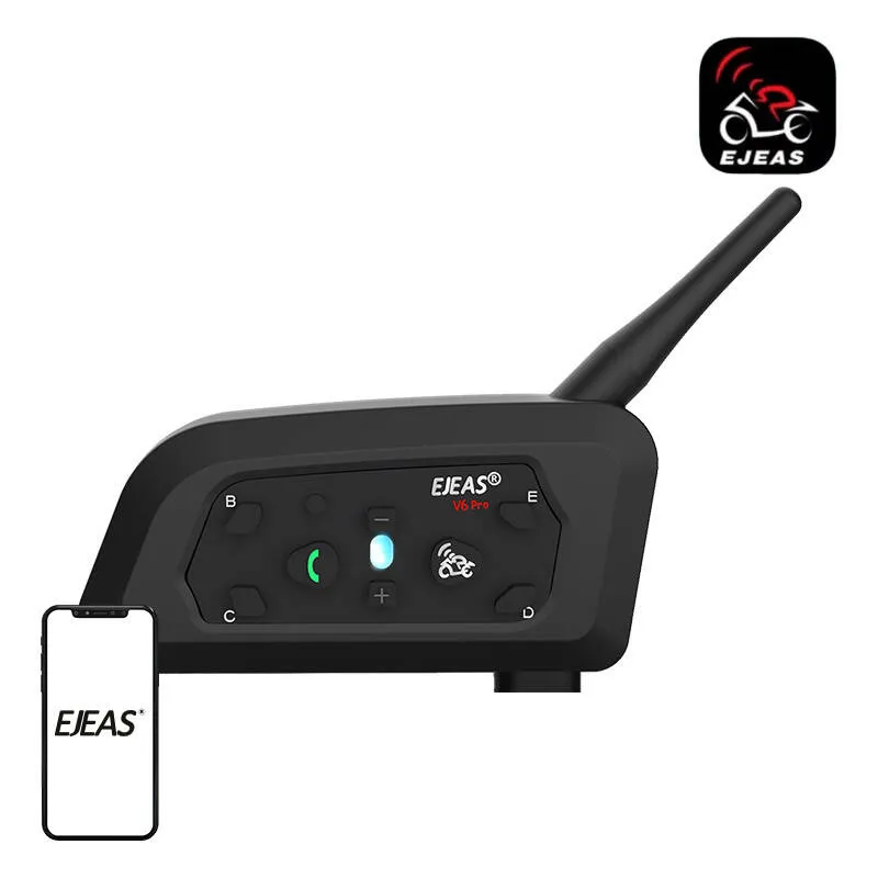 EJEAS V6PRO+ mootorratta interkom universaal