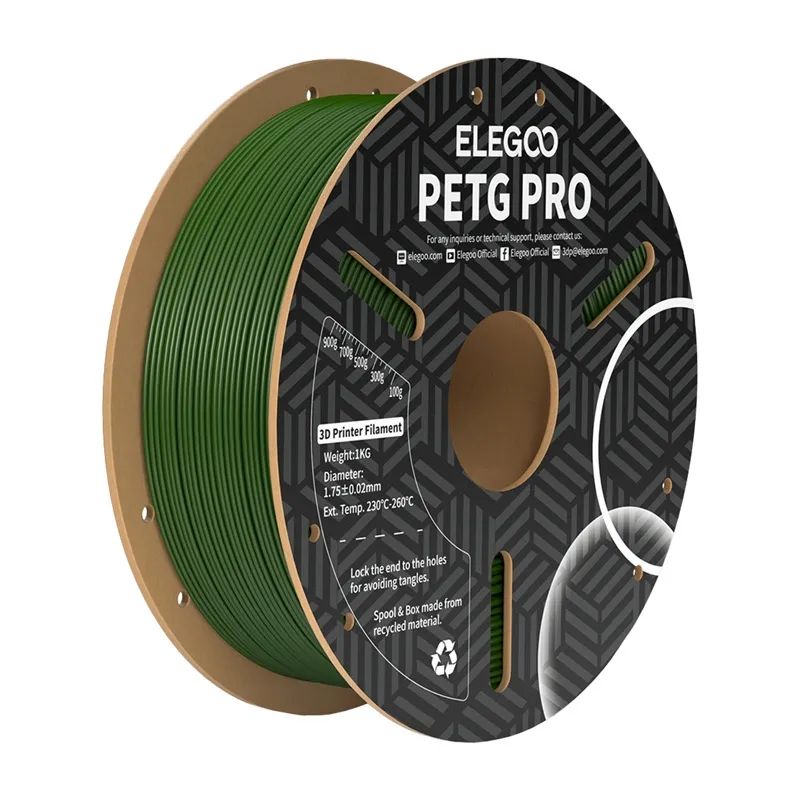 ELEGOO PETG Pro filament (oliivroheline) universaalne