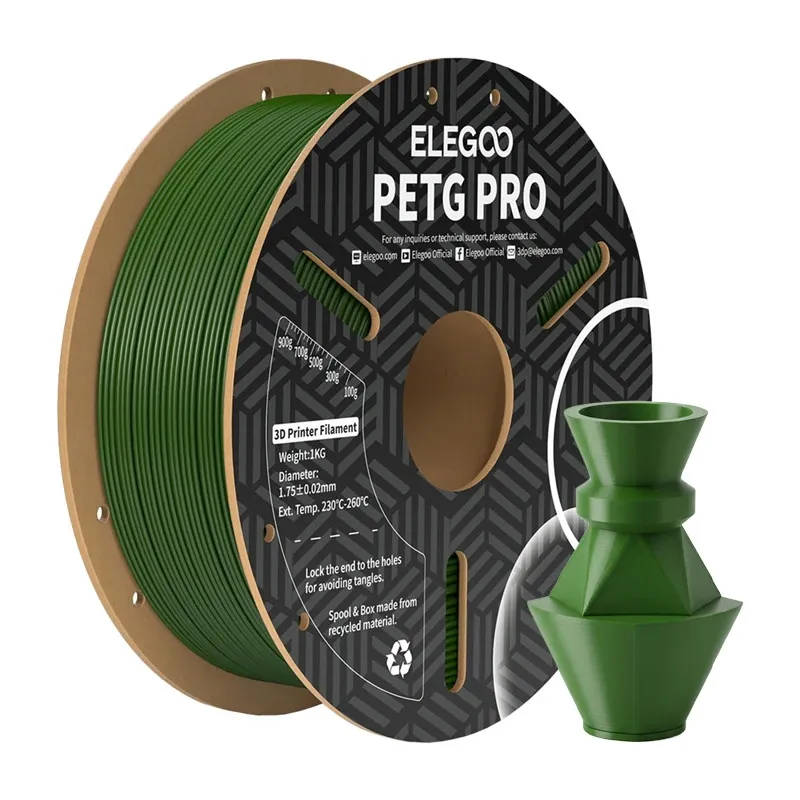 ELEGOO PETG Pro filament (oliivroheline) universaalne