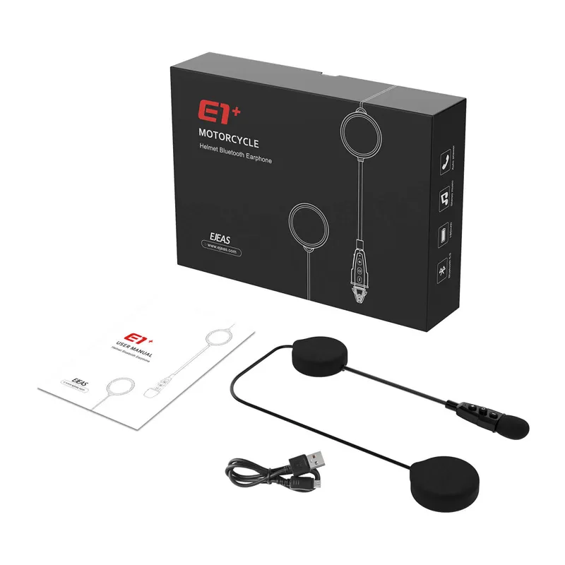 EJEAS E1+ Bluetooth-peakomonitor universaalseks kiivritele