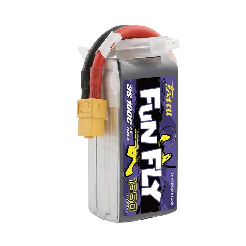 Tattu Funfly Aku 1550mAh 11,1V 100C 3S1P universaalne