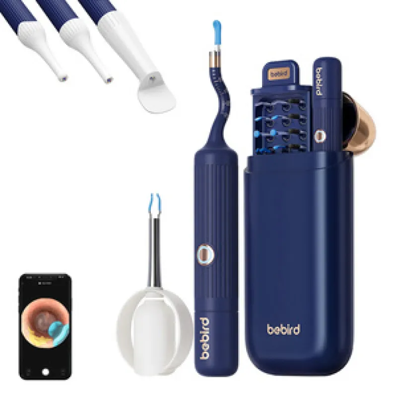 Bebird EarSight Plus kõrvakõrvitsas otoskoop koos kõrva puhastamise kaameraga (sinine) universaalne