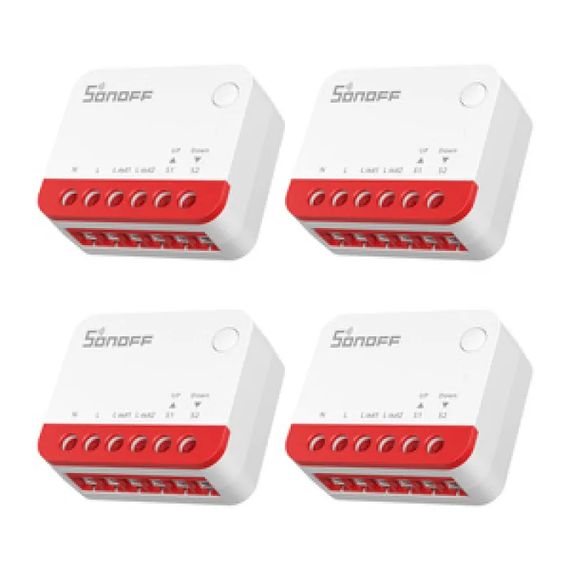 Smart ZigBee rulloaeglüüsi lüliti Sonoff MINI-ZBRBS (4 tk pakis) universaalne