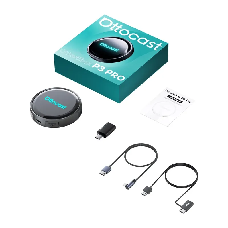 Ottocast OTTOAIBOX P3 Pro Android Langaton Sovitin universaali