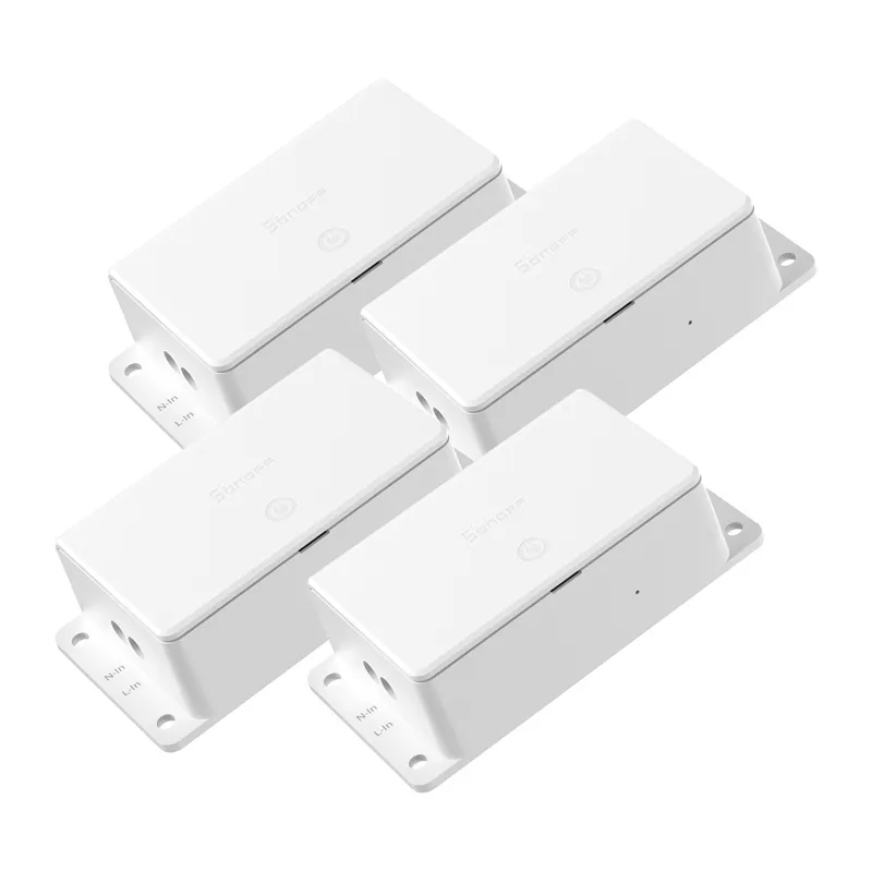 SONOFF Basic R5 Gen5 Wi-Fi Matter 10A lüliti, 4-pakk universaalne