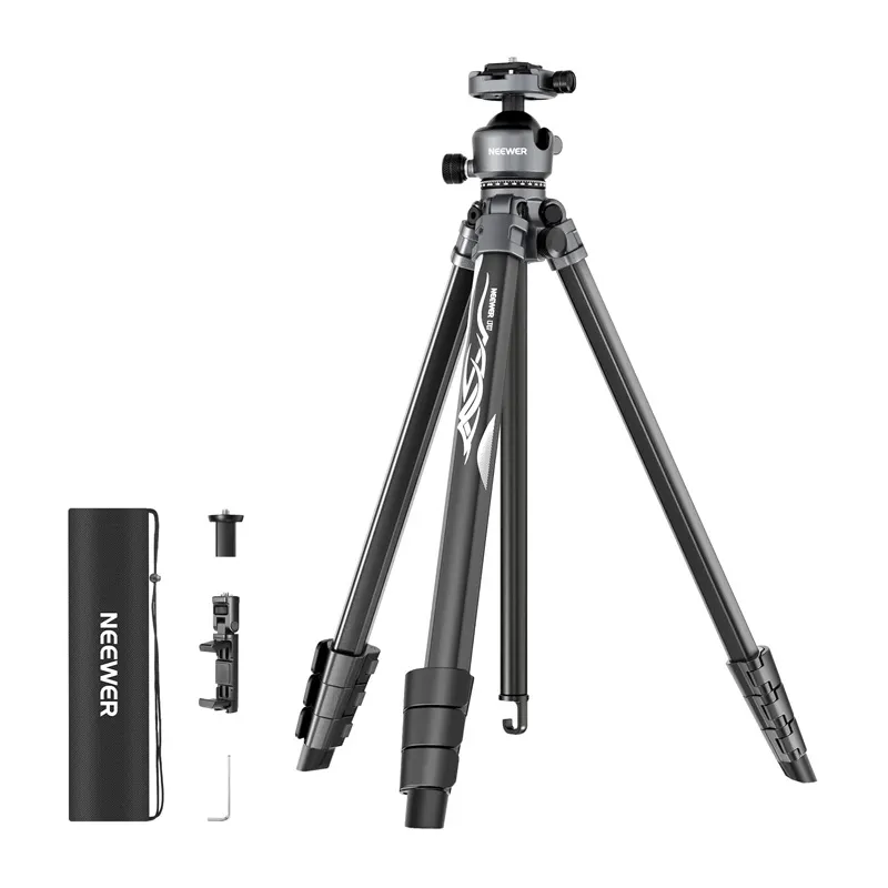 Neewer LT07 Alumiiniumist reisitripod koos pallpeaga universaalne