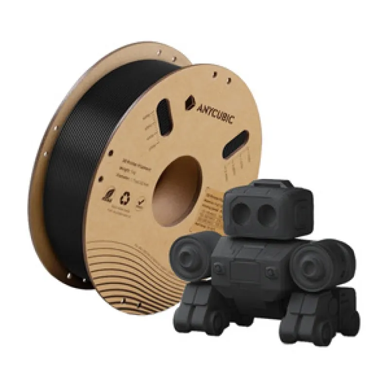 Anycubic Kõrge Tõmbekiirusega PLA Filament 1 KG (must) universaalne