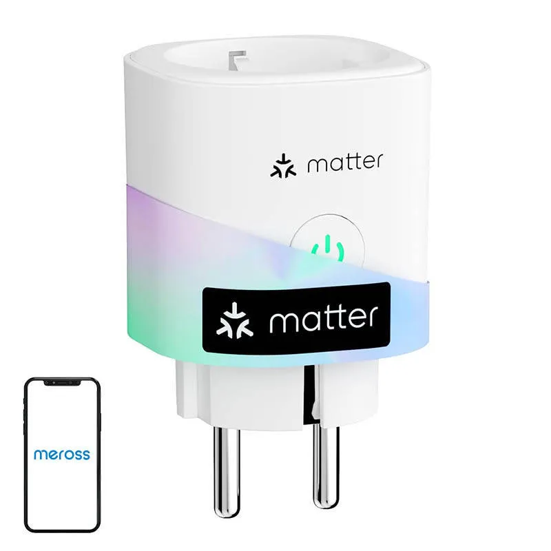 MEROSS MSS315CFH-EU nutikas pistik energiamõõtmisega (Matter) universaalne