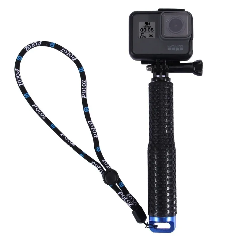 Selfievarred Puluz sportkaameratele (DJI, GoPro, Insta360) (must) universaalne