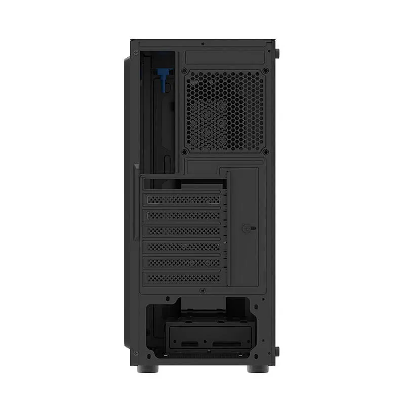 Darkflash DK151 LED arvutikast (must) + 3 RGB ventilaatorit universaalne