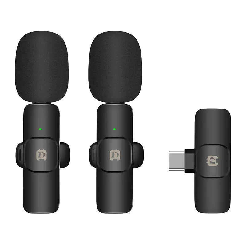  juhtmevaba mikrofon Puluz PU3151B Lavalier Tüüp C universaalne