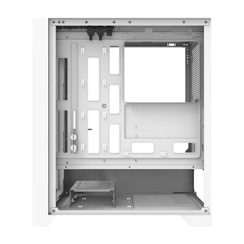 Darkflash DRX70 MESH arvutikarp (valge) + 4 RGB ventilaatorit universaalne