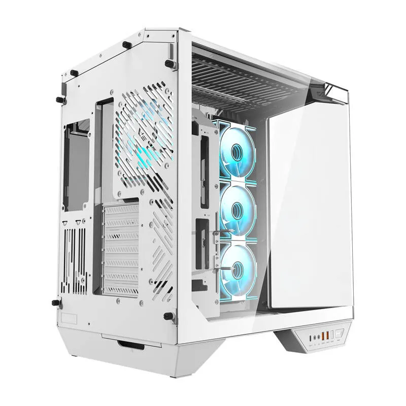 Darkflash DY470 arvutikarp (valge) + 4 ventilaatorit universaalsed