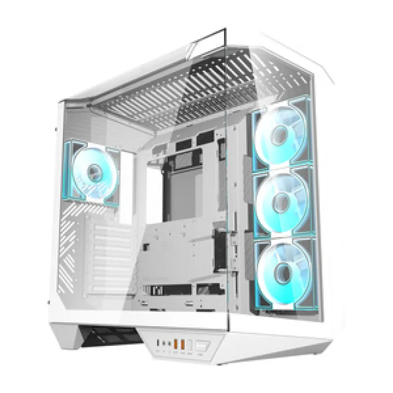 Darkflash DY470 arvutikarp (valge) + 4 ventilaatorit universaalsed