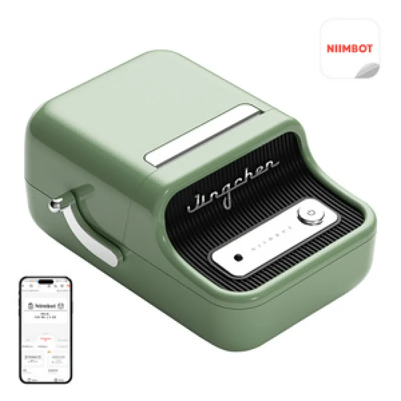 Niimbot B21 Pro Käsitöölabeliprinter (roheline) universaalne
