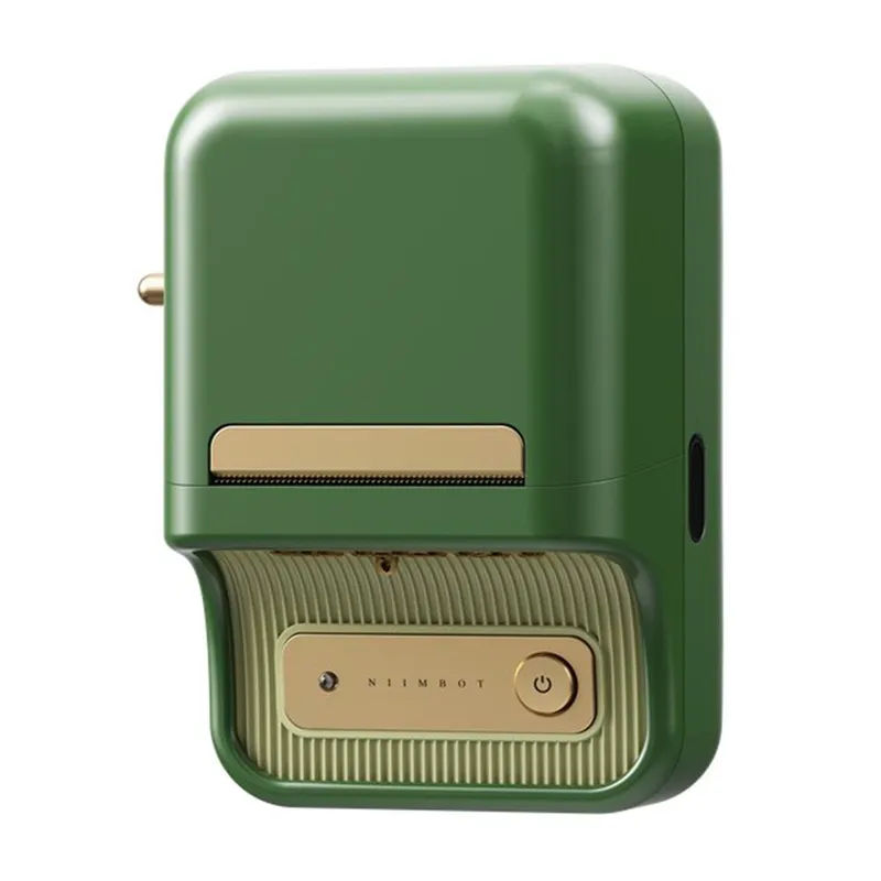 Niimbot B21 Pro Käsitöölabeliprinter (tume roheline) universaalne