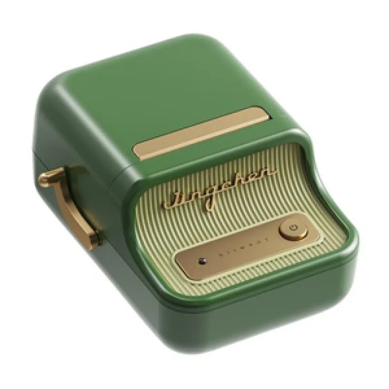 Niimbot B21 Pro Käsitöölabeliprinter (tume roheline) universaalne