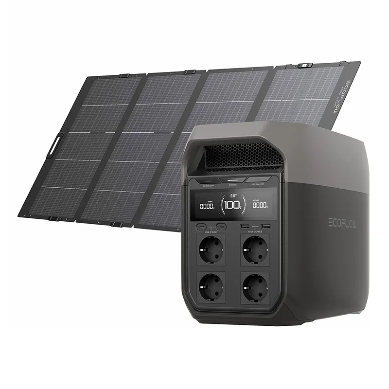 Set: EcoFlow Delta 3 akupank + 400W päikesepaneel. universaalne