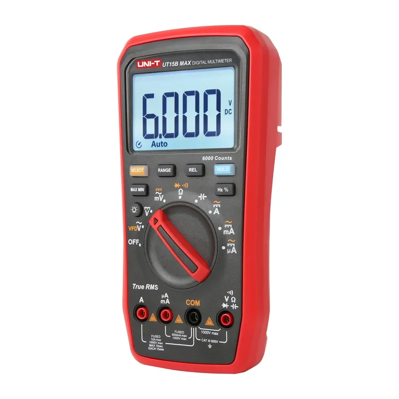 Uni-T True RMS UT15B MAX Digitaalmultimeeter universaal