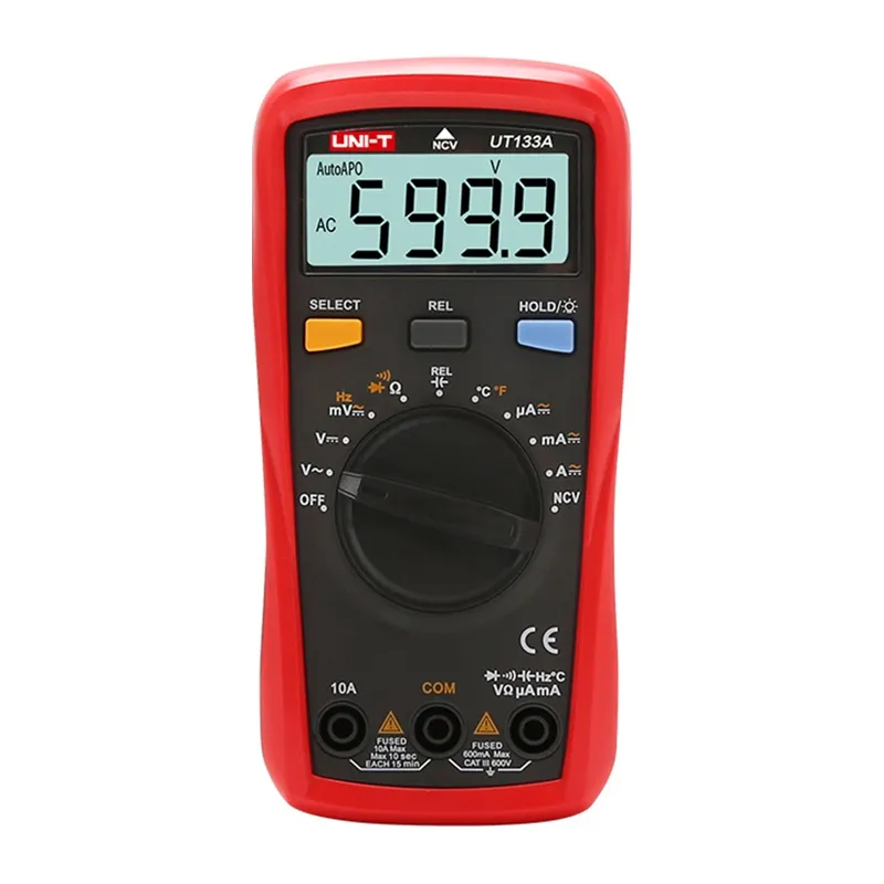 Uni-T UT133A Käsitöö Digitaalne Multimeeter universaal
