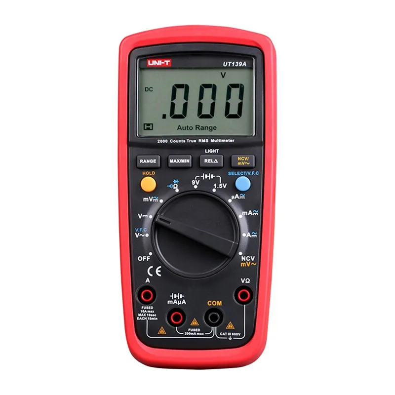 Uni-T UT139A Tõelise RMS Digi-multimeeter universaalne