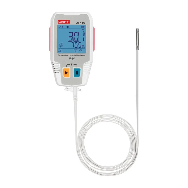 Uni-T A57 BT Bluetoothi temperatuur- ja niiskusandur, universaalne andmekogumise seade