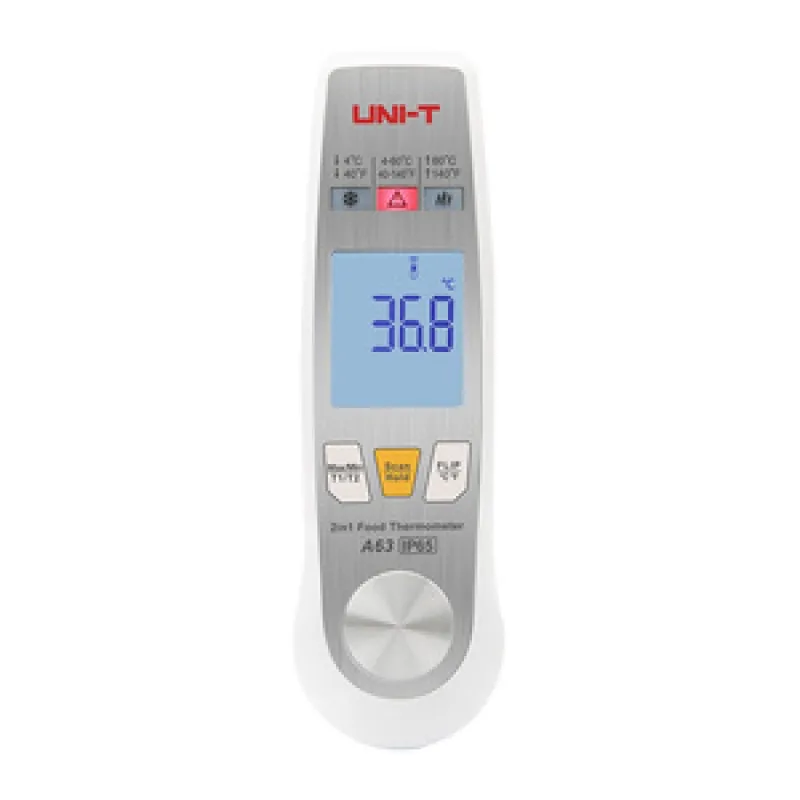Uni-T A63 2-in-1 Toidutermomeeter universaal