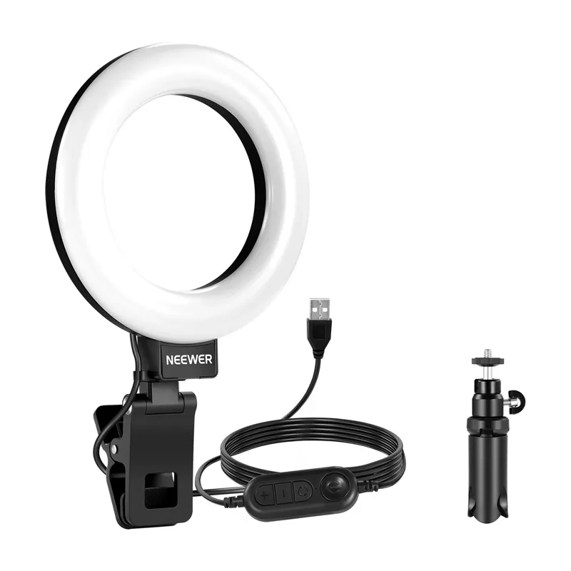Neewer BR60 5" klambriga rõngavalgus / lauastatiiv universaalne