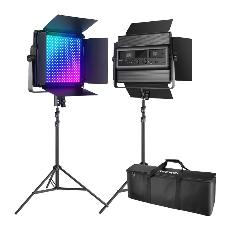 Komplekt 2 NEEWER RGB1200 60W V4 LED-tuled universaalne