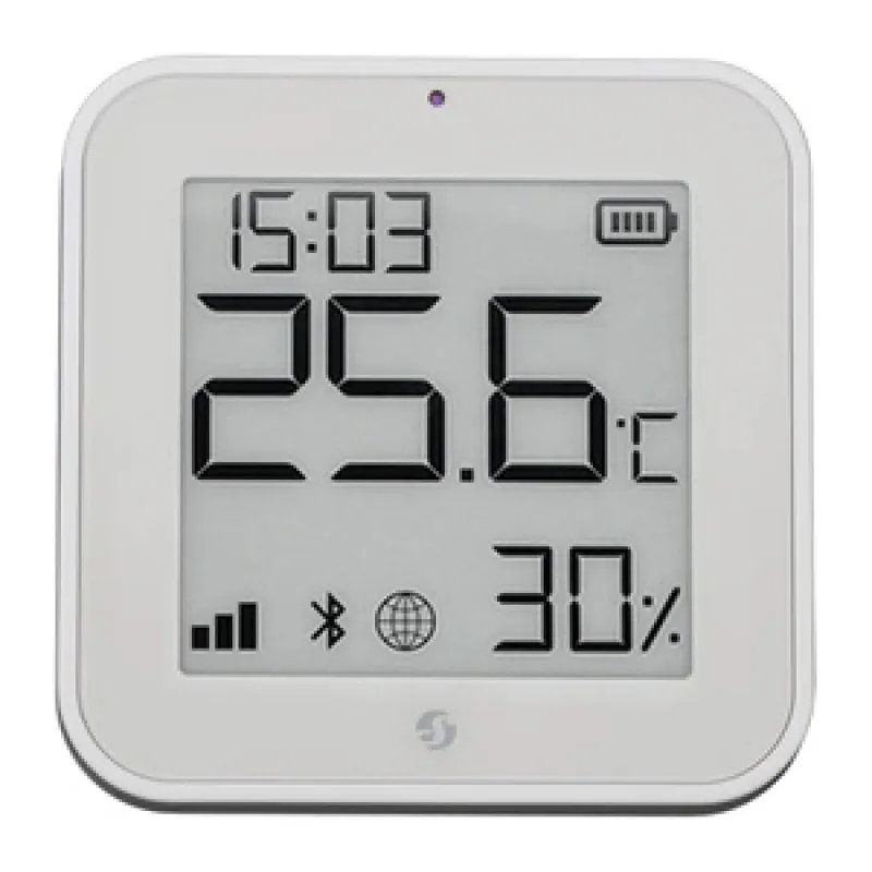 ZigBee Shelly BLU H&T ZB Temperatuuri- ja Niiskussensor (Valge) universaalne
