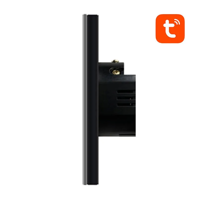 Smart Valgustuslüliti WiFi Avatto TS02-EU-B1 1-kontakt TUYA (must) universaalne